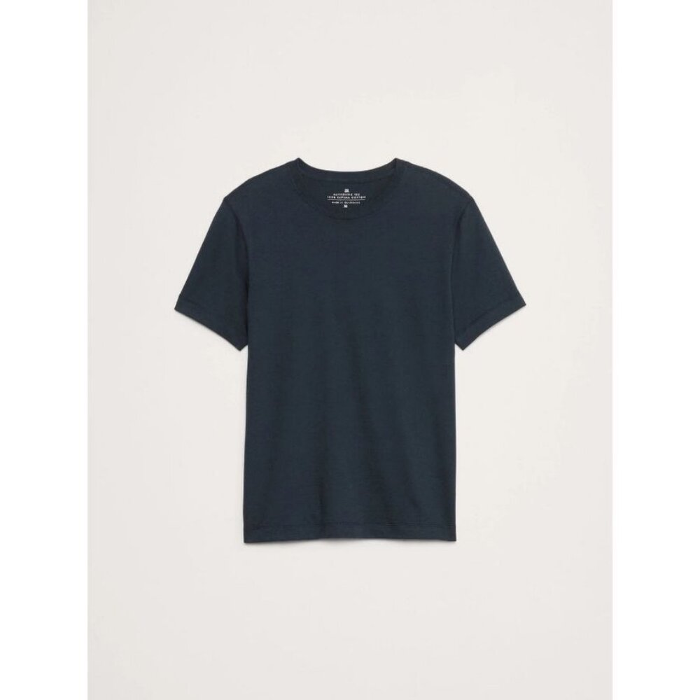 Banana Republic Luxe Touch Performance Tee Navy S